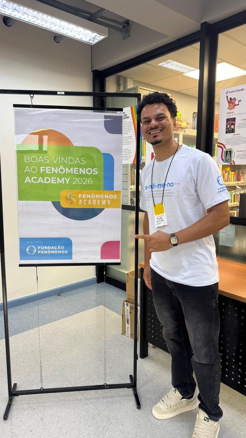 Liderança do projeto na Fenômenos Academy 2026